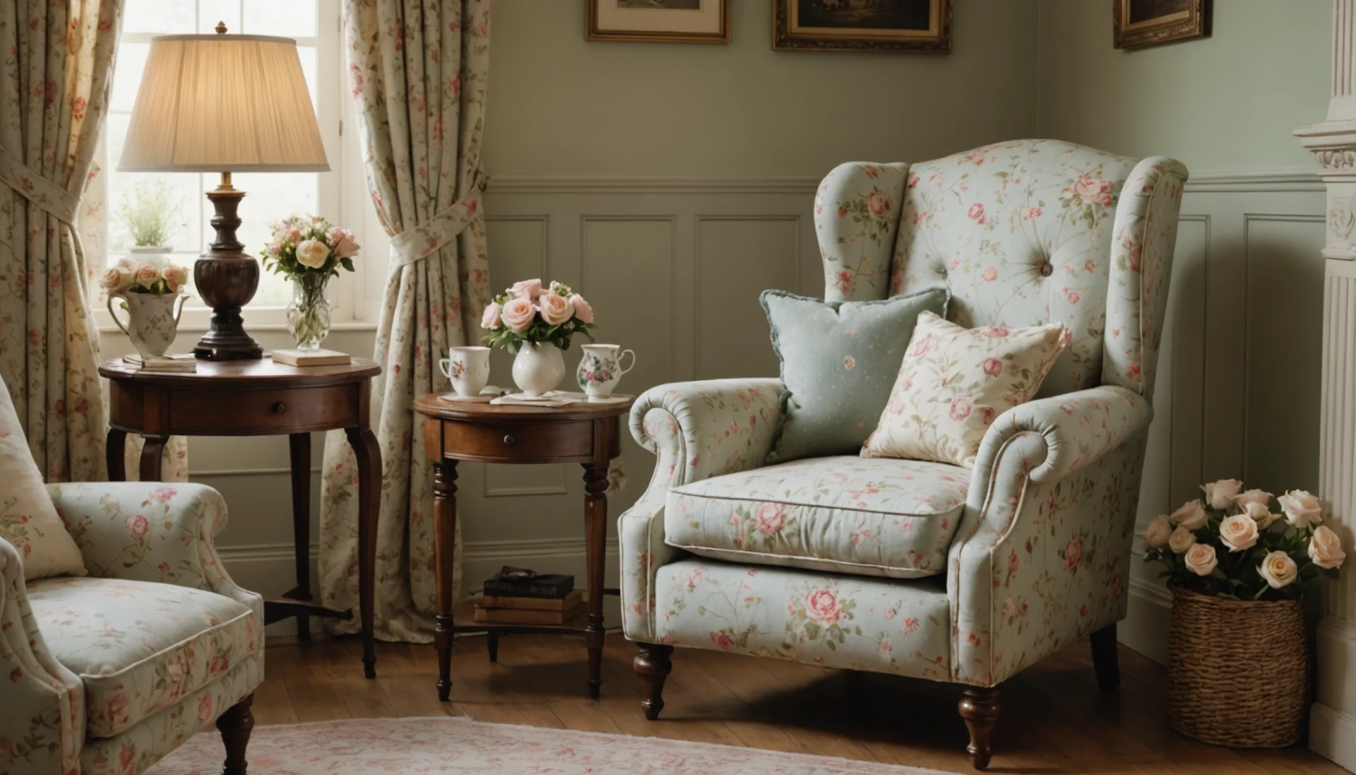 fauteuil style anglais cottage