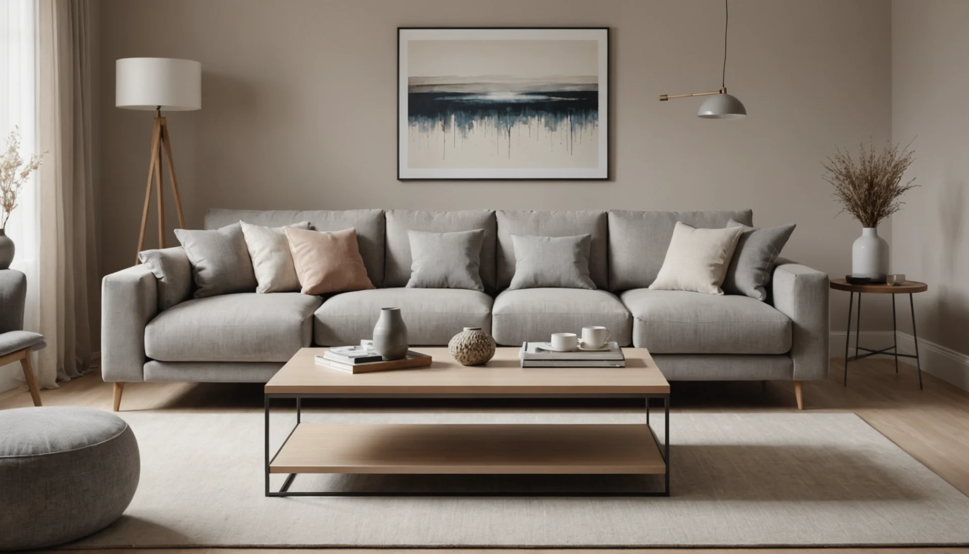 beige gris peinture