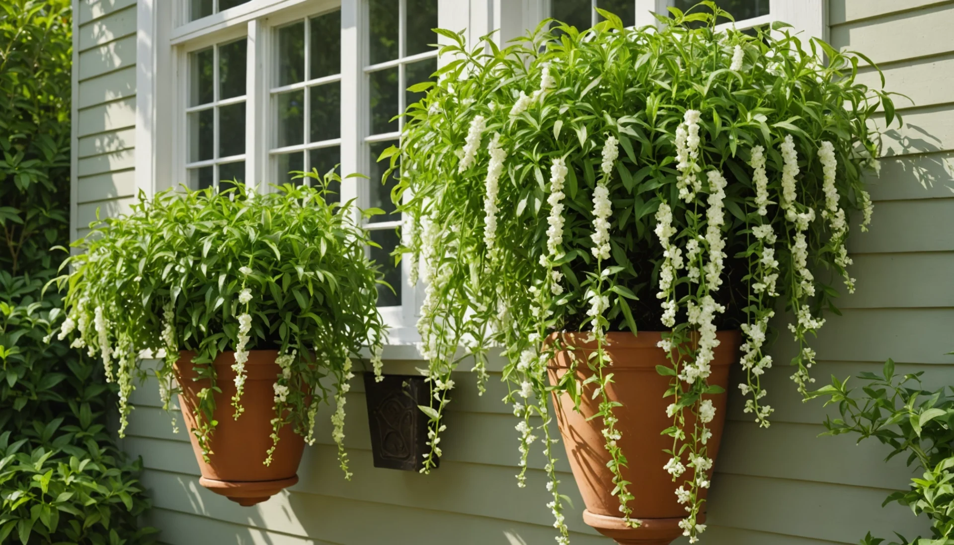 verveine retombante en jardinière