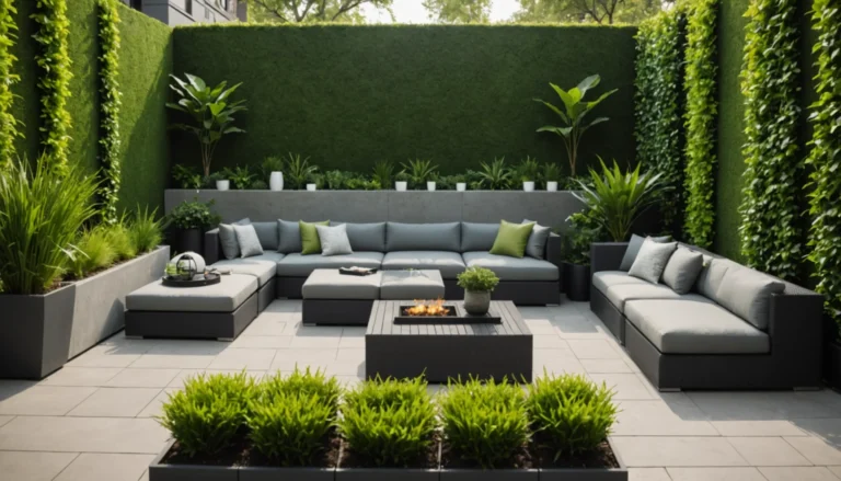 mur végétal extérieur terrasse
