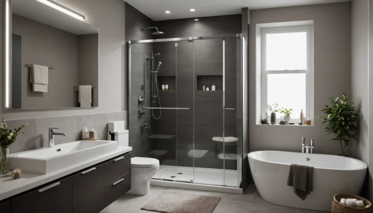baignoire-douche pour petite salle de bain