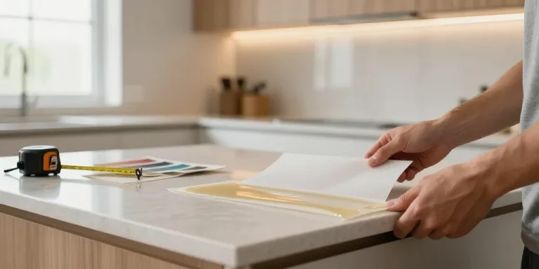 covering plan de travail cuisine